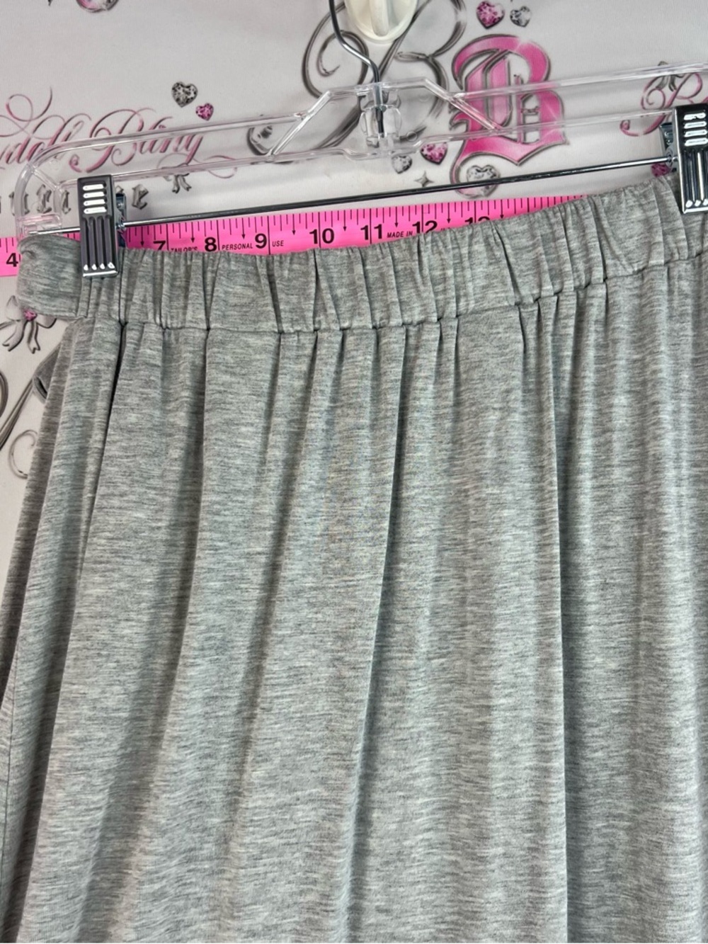 Lole skirt ribbon tie up grey Light Gray long flowy Skirt with Tie up bow - Picture 8 of 13